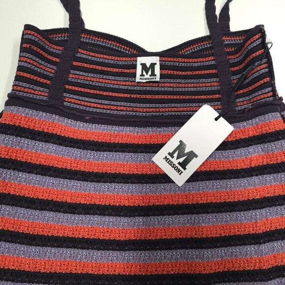 M MISSONI Multicolored Knit Sleeveless Tank Top - Picture 9 of 13